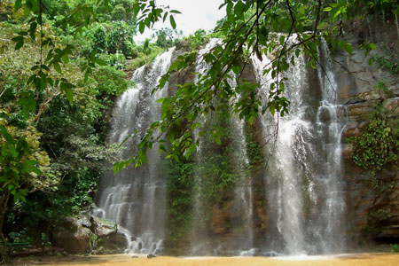 Waterfall in Granma National Park, Cuba