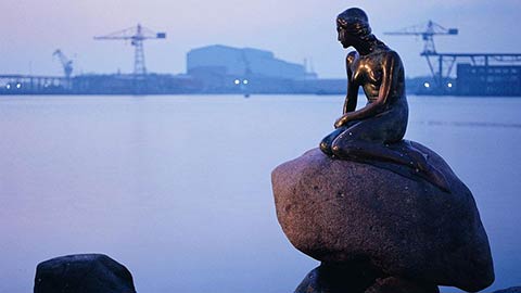 Danish Mermaid by Edvard Eriksen, Copenhagen