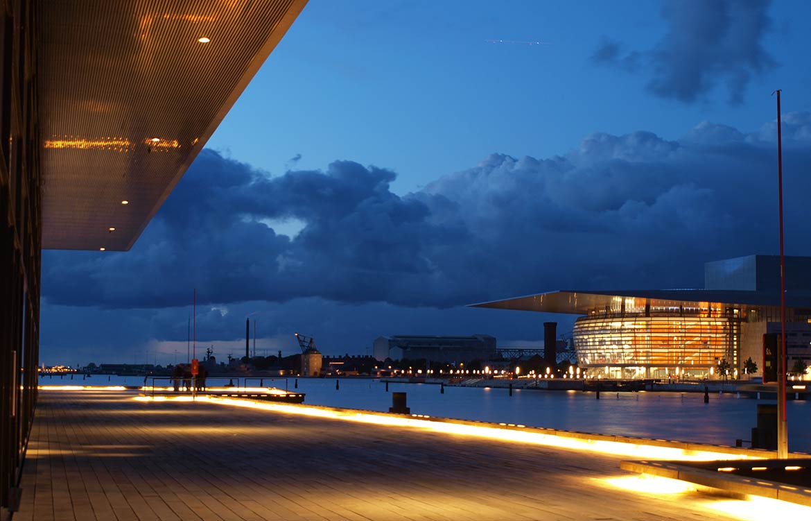 New theater and new opera of Copenhagen