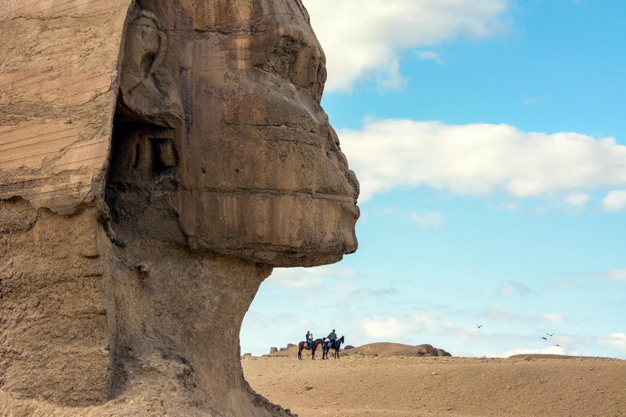 Portrait of the Great Sphinx at Giza