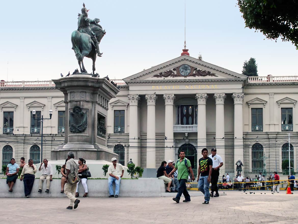 National Palace in San Salvador, capital city of El Salvador