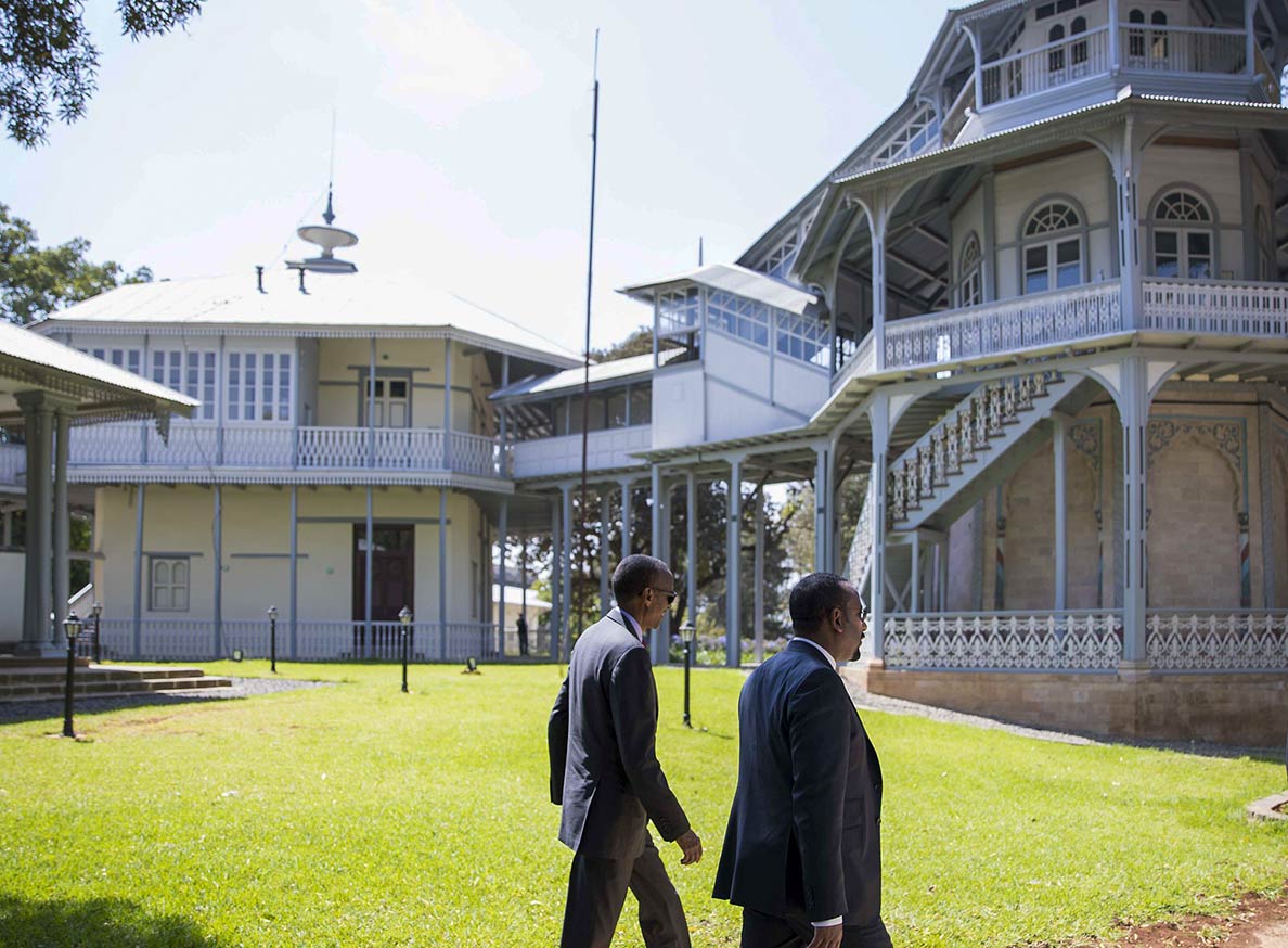 Abiy Ahmed and Paul Kagame Abiy Ahmed and Paul Kagame in conversation