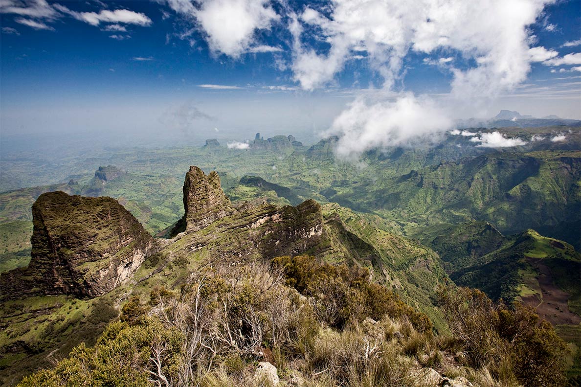Semien mountains Ethiopia, a World Heritage Site