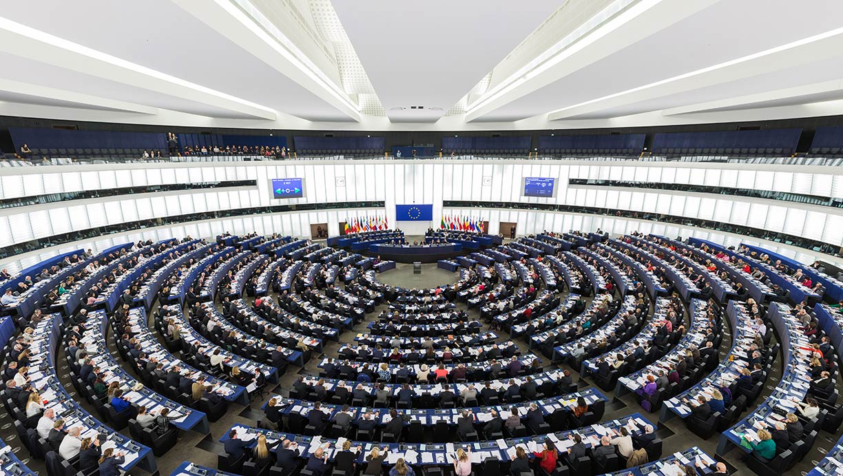 The European Parliament in Strasbourg, France