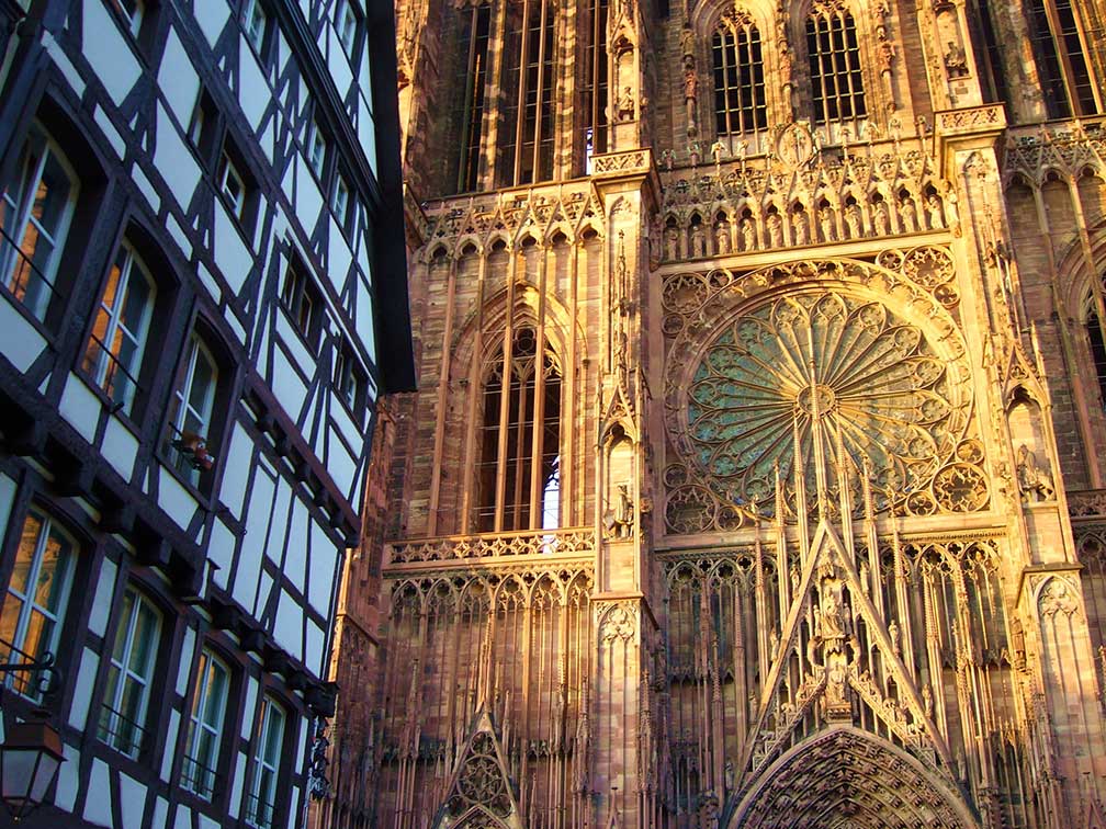 Strasbourg Minster (Strasbourg Cathedral) in Strasbourg, Grand Est region of France