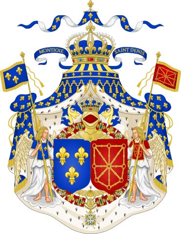 Coat of Arms of France and Navarre (Image: Sodacan)