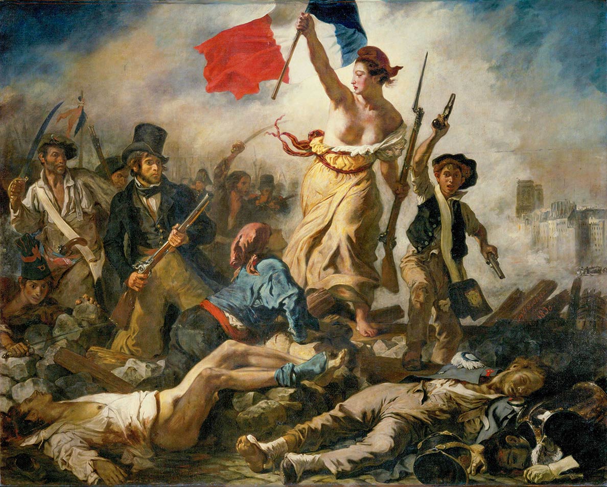 Liberty Leading the People. Painting by Eugène Delacroix