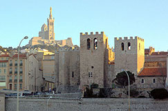 Abbey of St. Victor and the basilica of Notre-Dame-de-la-Garde, Marseille