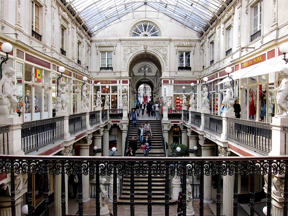 Shopping mall Passage Pommeraye in  Nantes, France