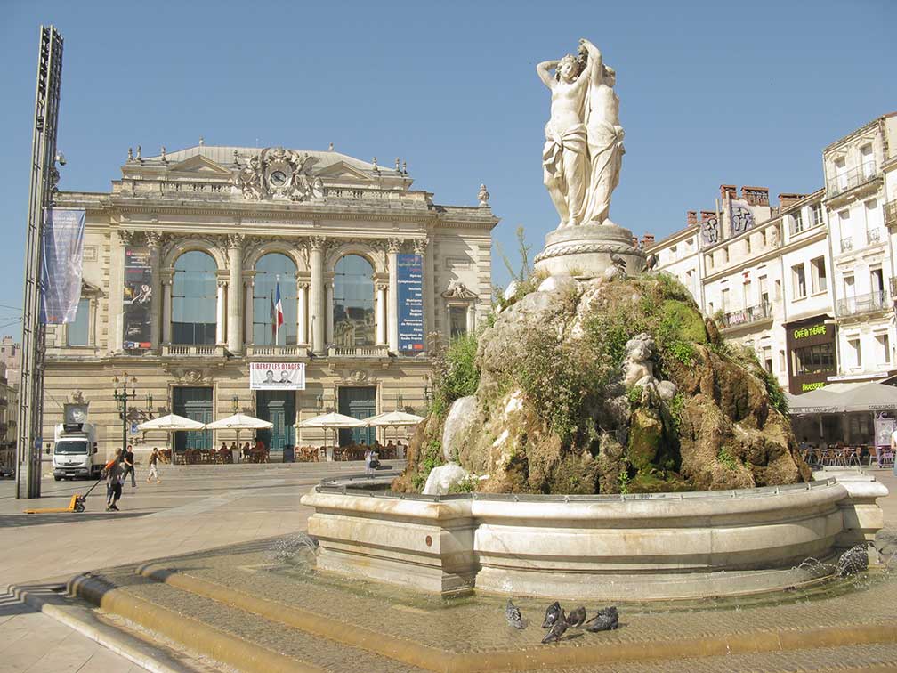 Google Map of Montpellier, France - Nations Online Project