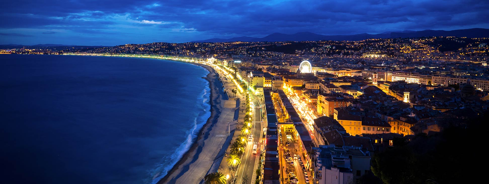 Promenade des Anglais in Nice, France