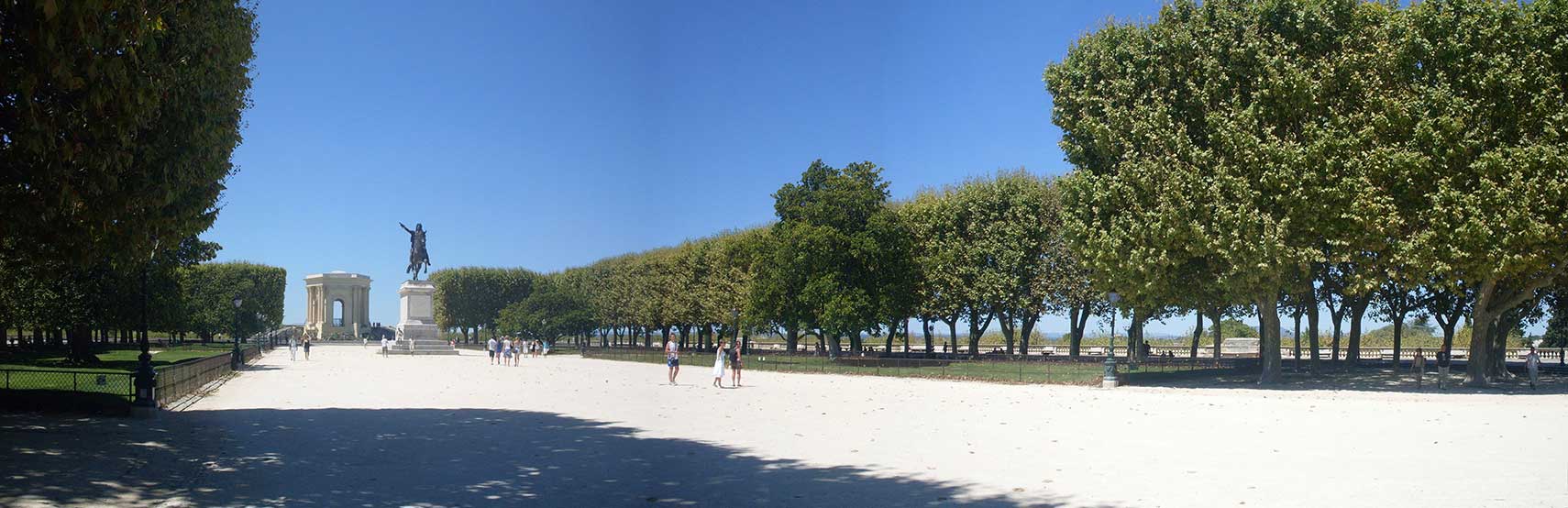 Esplanade Promenade du Peyrou, Montpellier, France