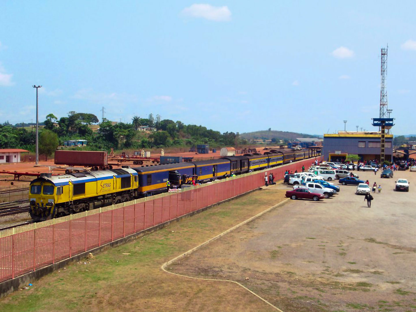 Trans-Gabon Railway, Franceville train station, Gabon