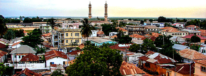 Banjul with King Fahad Mosque