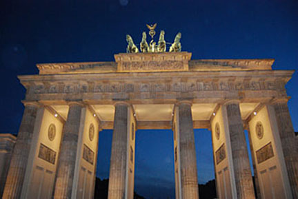 Famous Landmarks Satellite View Of Brandenburg Gate Berlin Germany Nations Online Project