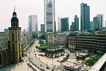 Alte Wache and St.-Katharinenkirche, Frankfurt Central Business District