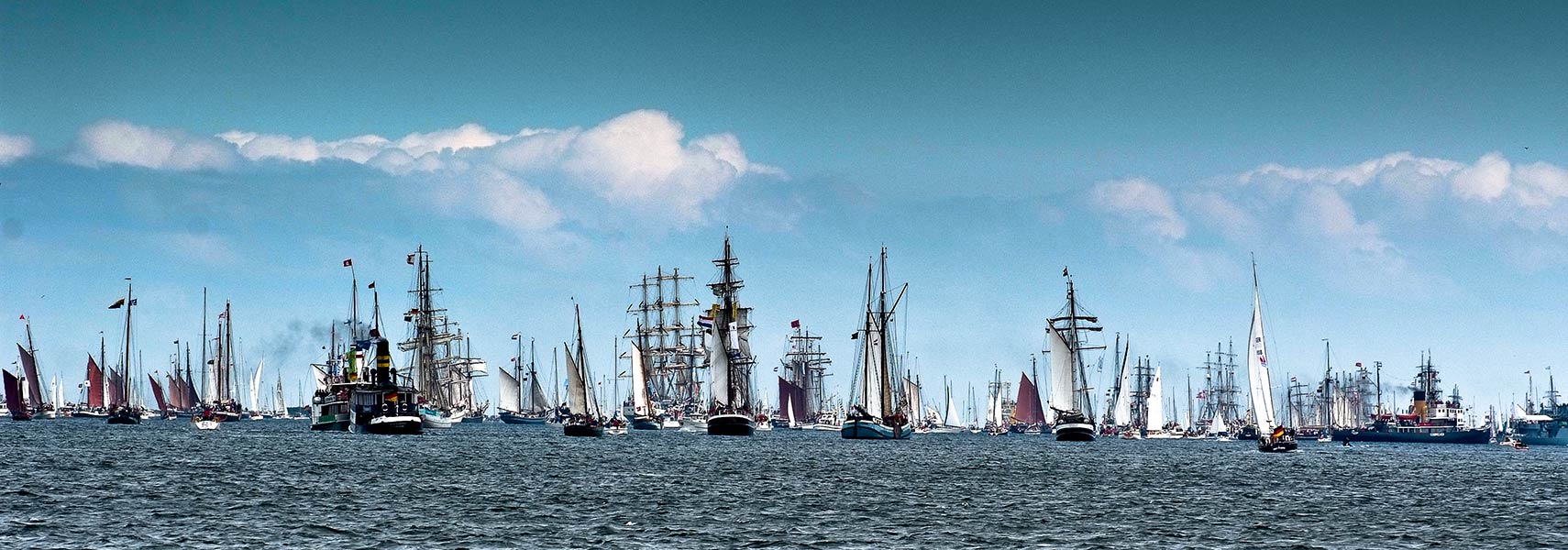 Windjammerparade at the Kieler Woche