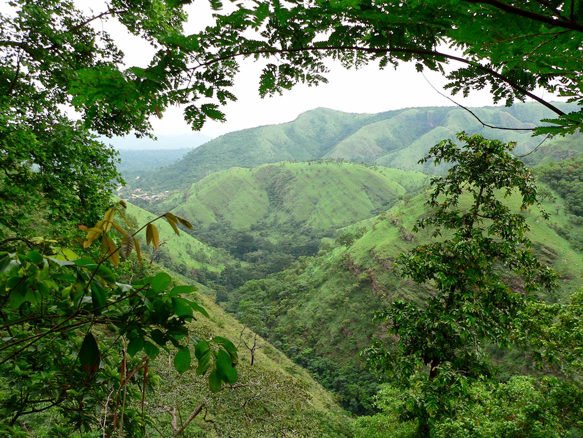 Highlands in Ghana's westen region