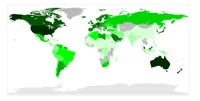 World vehicles per capita