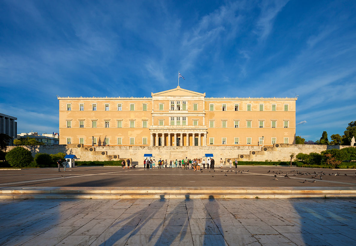 Hellenic Parliament in Athens, Greece