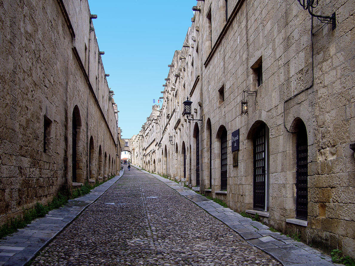 The Avenue of the Knights in Rhodes city, Rhodes