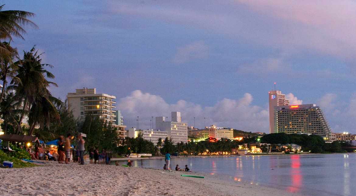 Evening at Tumon Bay, Guam