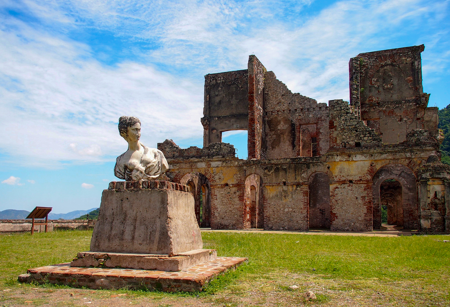 The ruins of the Palace of Sans Souci in northern Haiti.