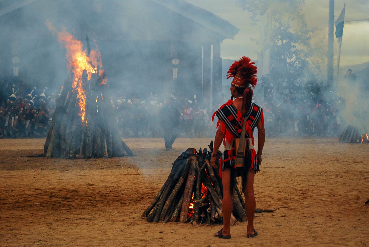 Hornbill Festival in Nagaland, near Kohima