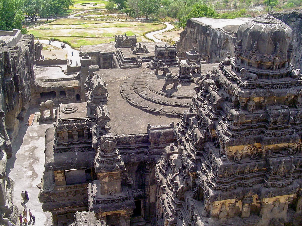 Ellora Caves, in  Aurangabad, Maharashtra, India