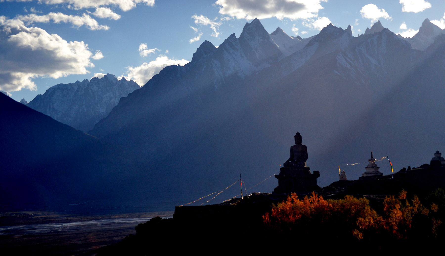 Near Kursha Monastery in Padum town in the Kargil Districts of Ladakh