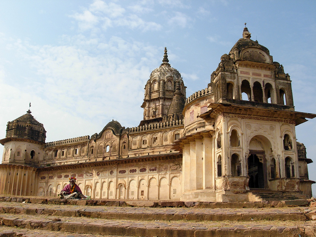 Lakshmi Temple in Orchha, Madhya Pradesh