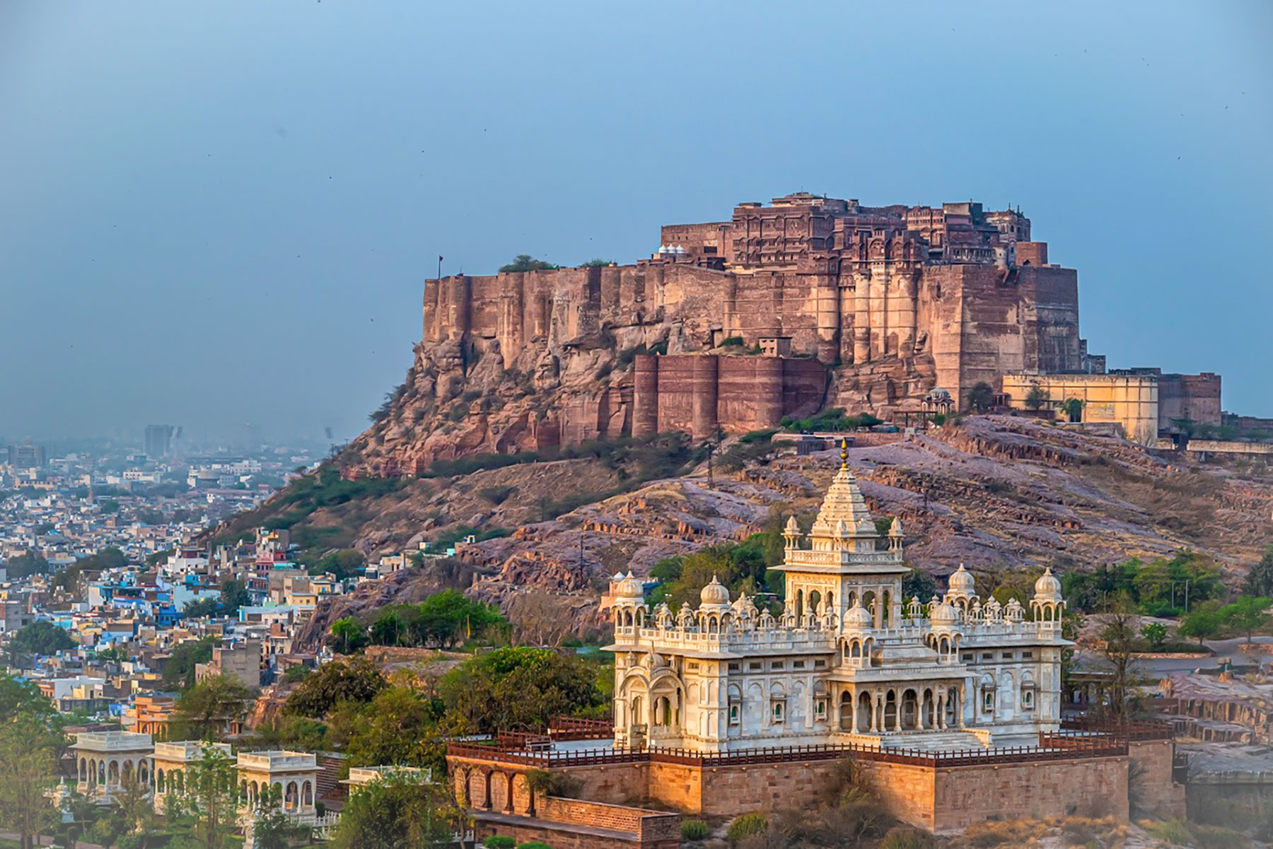 Mehrangarh Fort in Jodhpur, Rajasthan, India