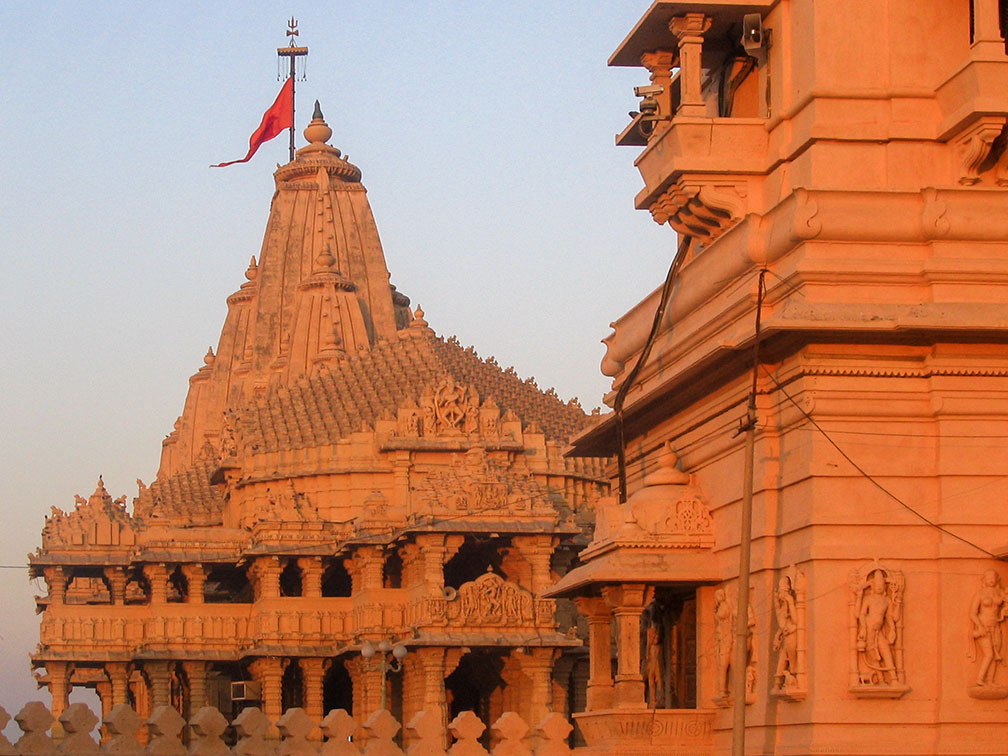 Somnath Temple near the city of Veraval, Gujarat state