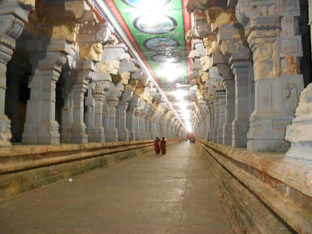Ramanathaswamy Temple on Rameswaram island Tamil Nadu