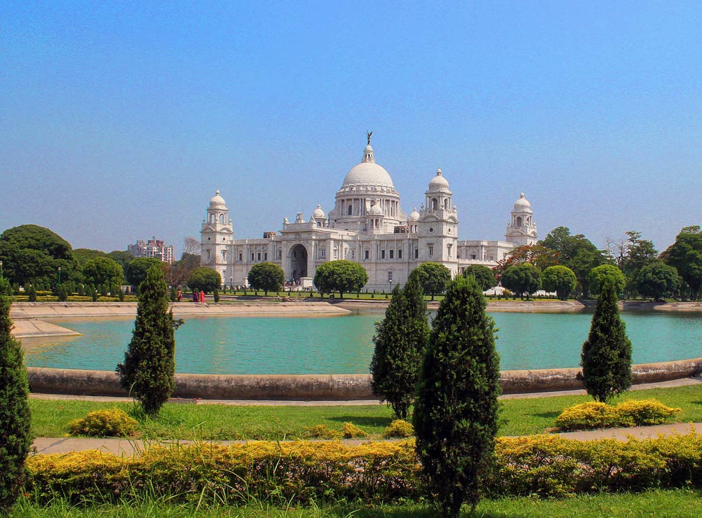 Victoria Memorial and gardens Kolkata