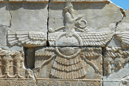 Faravahar, Persepolis, Iran
