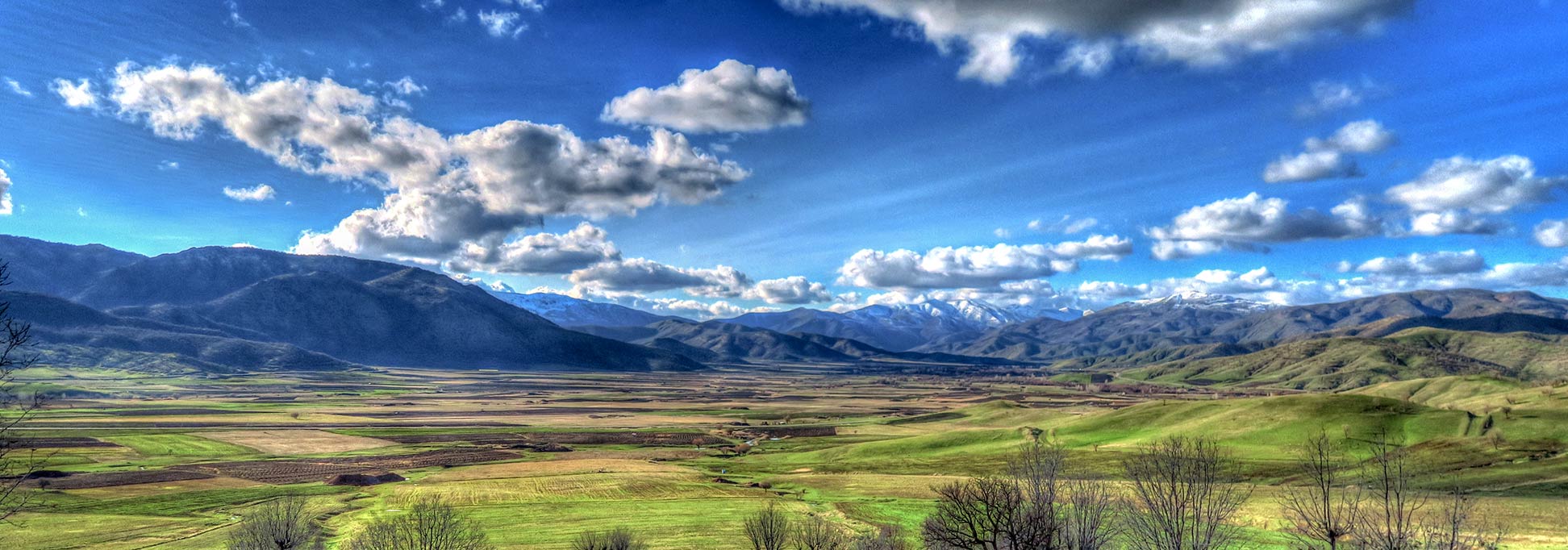 Landscape in the Penjwin District in the Sulaymaniyah Governorate, Iraq