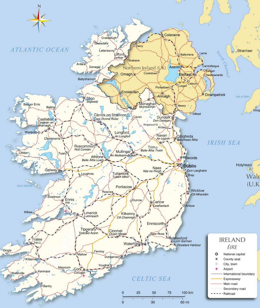 Ireland Map