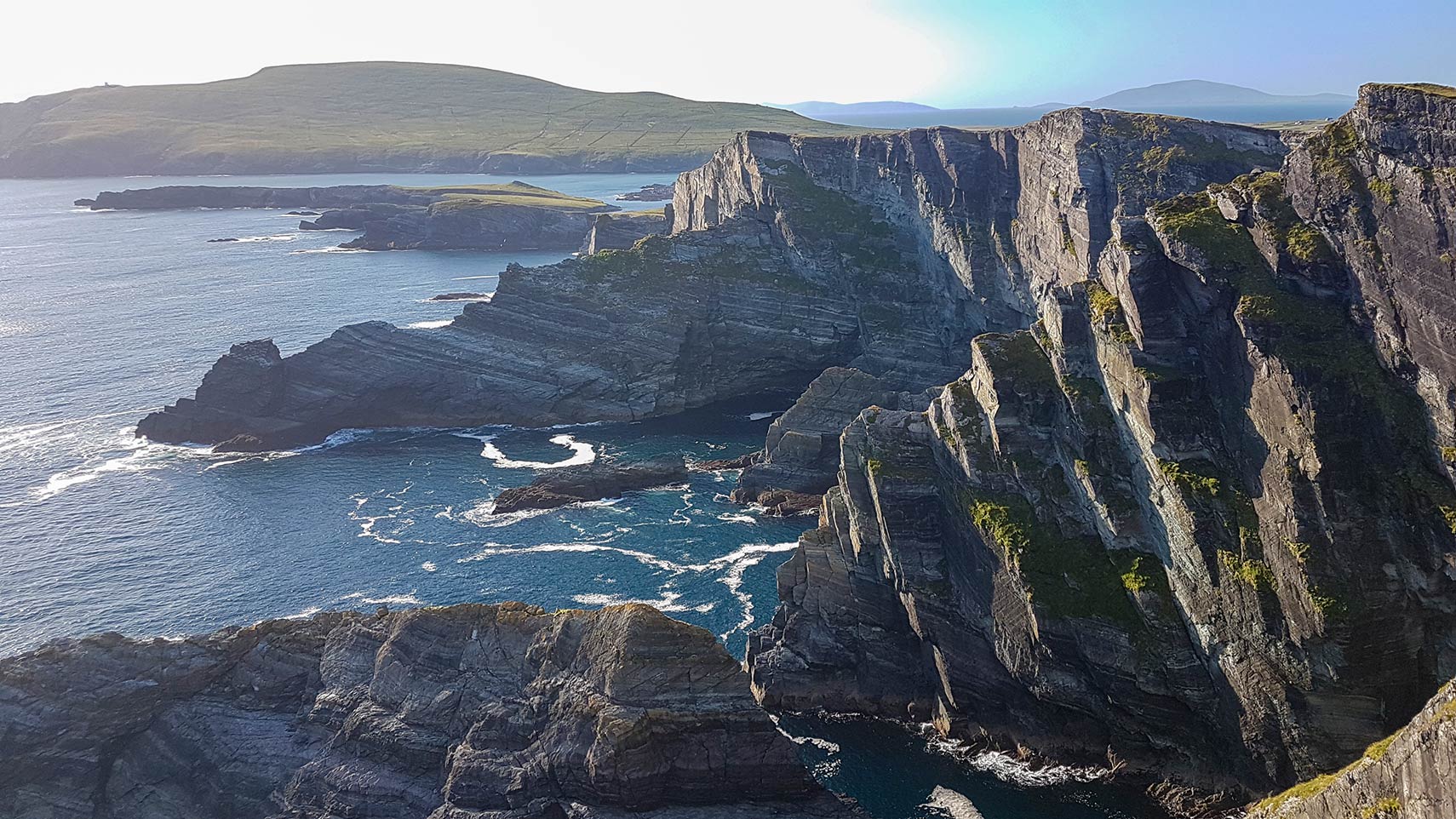 Kerry Cliffs in County Kerry of Ireland