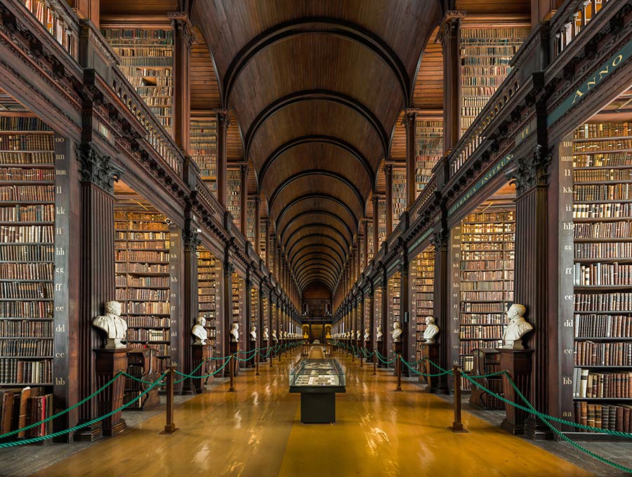 Trinity College Dublin - The Long Room of the Old Library