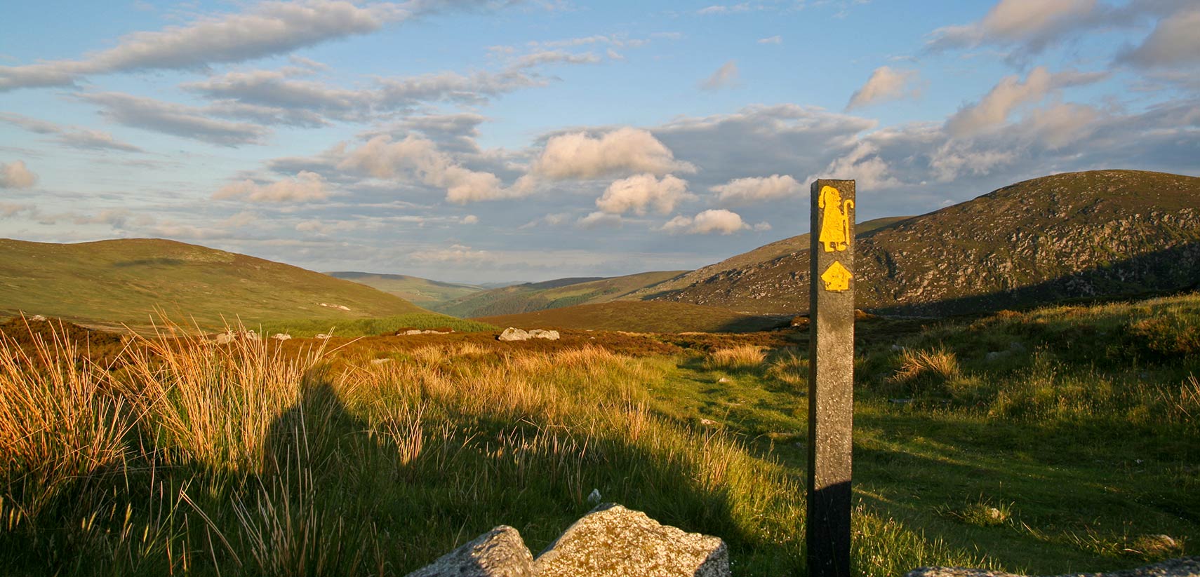 Hiking path at Wicklow Gap