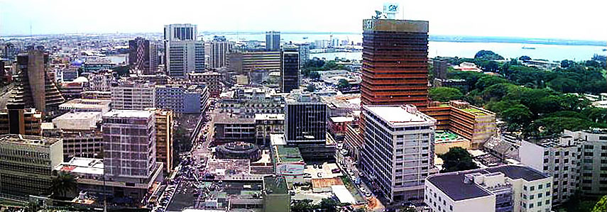 Google Map of the City of Abidjan, Côte d'Ivoire - Nations Online Project