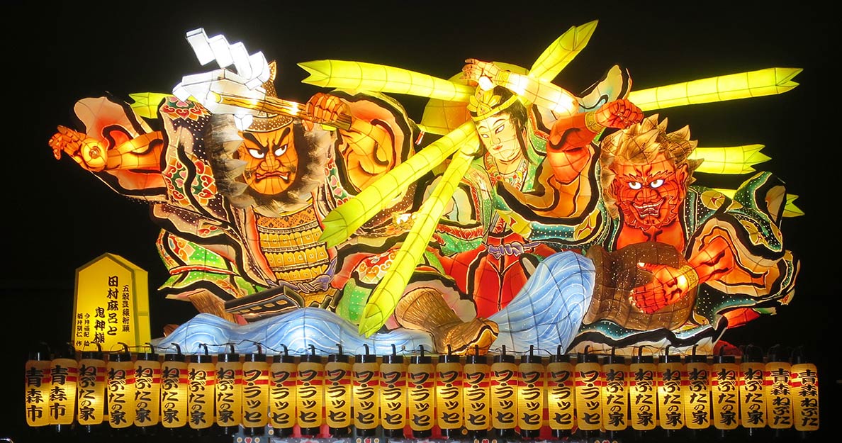 Aomori Nebuta Festival float Tourism In Japan