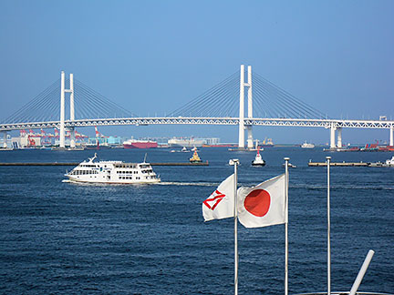 Yokohama and Yokohama Bay Bridge