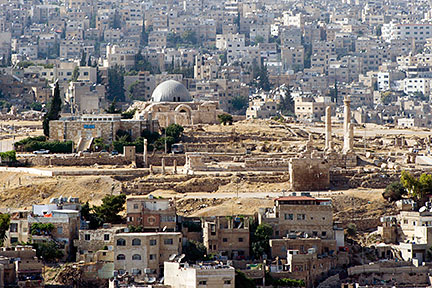 Google Map Of The City Of Amman Jordan Nations Online Project