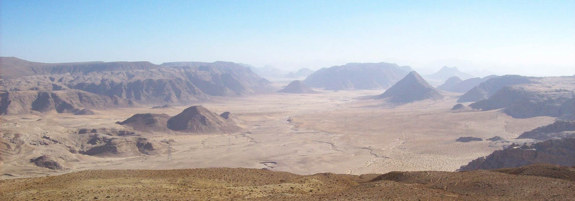 Landscape of Wadi Rum in southern Jordan