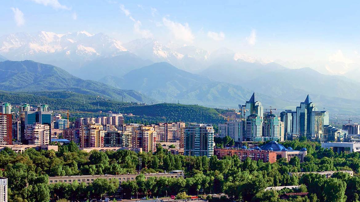 Cityscape Almaty, Kazakhstan