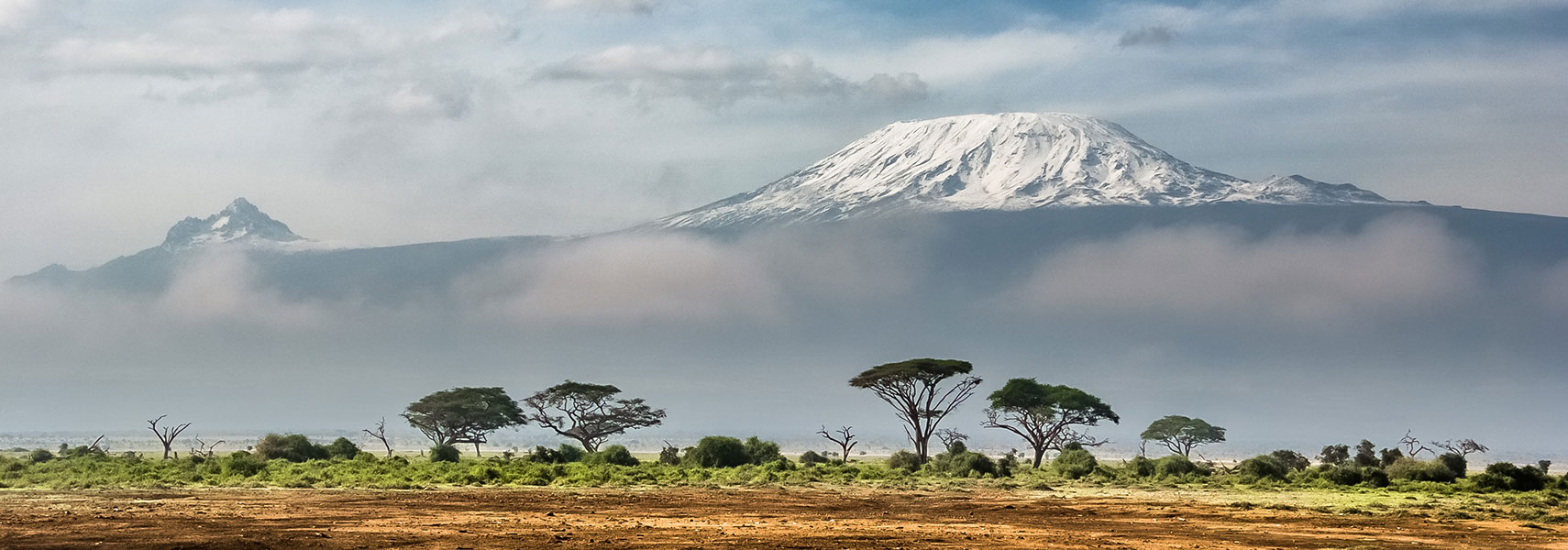 View of Kilimanjaro from Amboseli National Park, Kenya