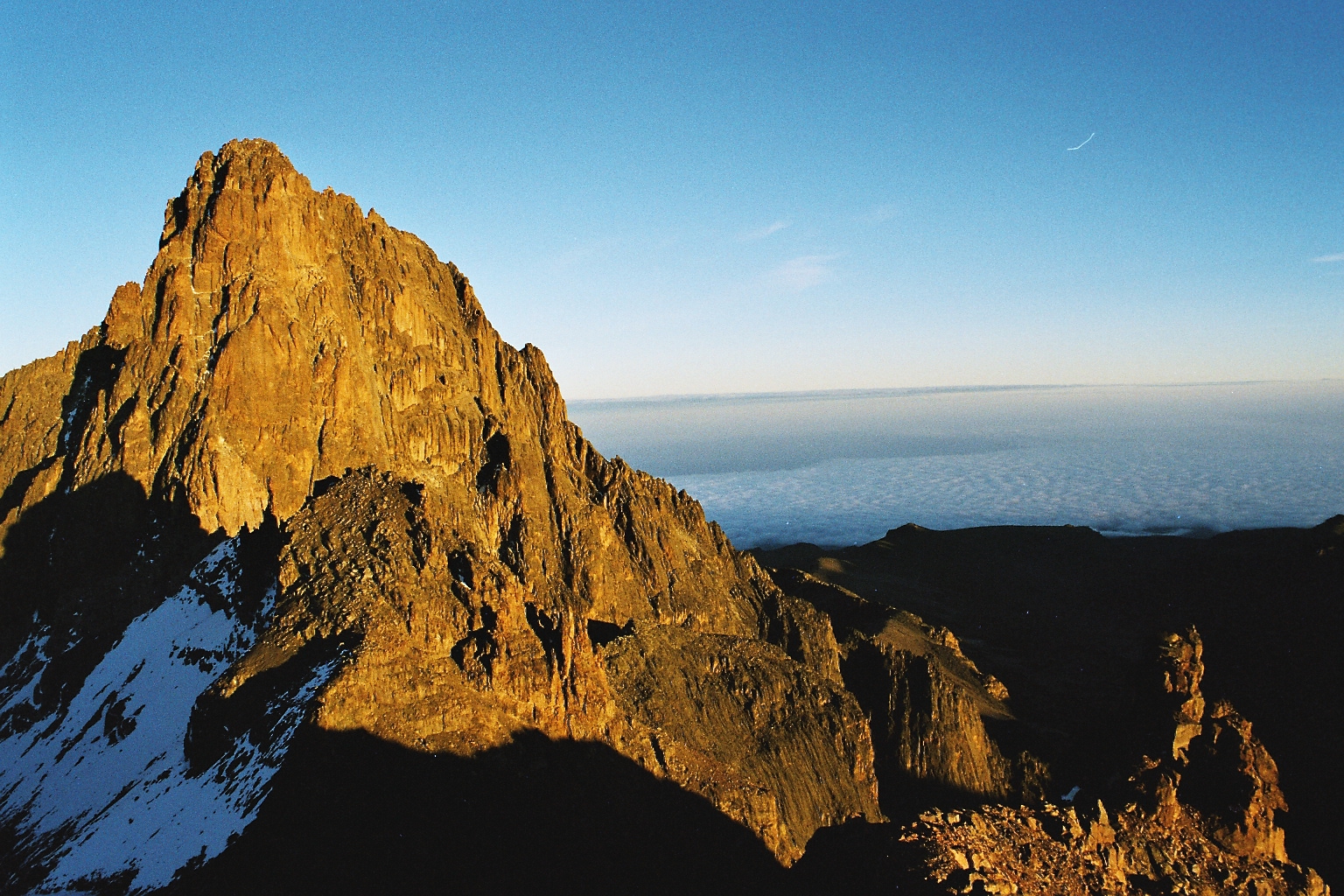 Peak of Mount Kenya