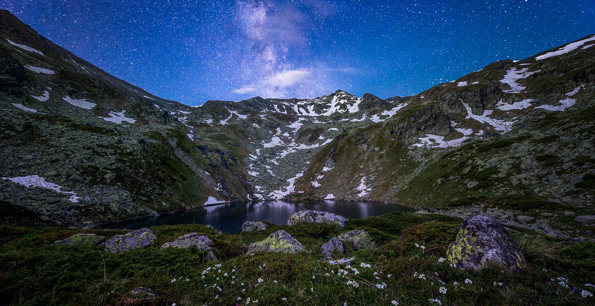 Lake Jazhincë in the Sharr Mountains, Kosovo